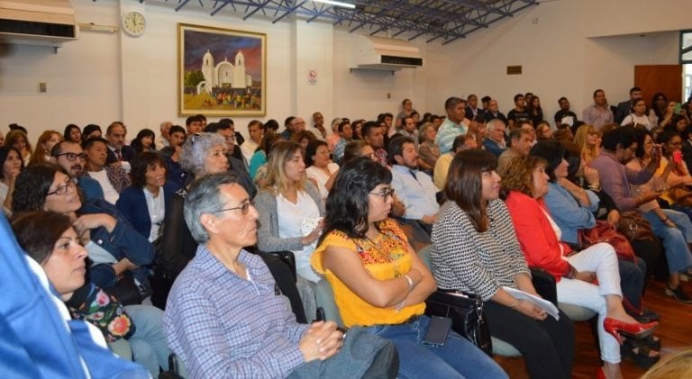 La actividad convocada por el Frente de Todos se cumplió en el auditorio del Colegio de Ingenieros de Jujuy.