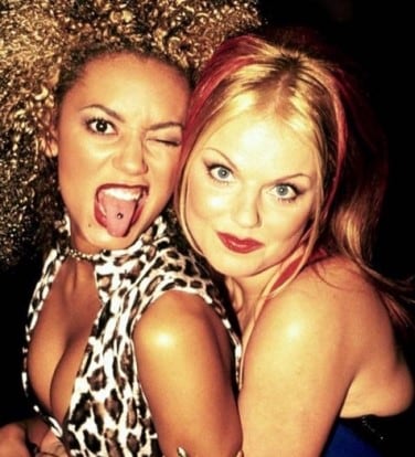 Mel B junto a Geri Halliwell