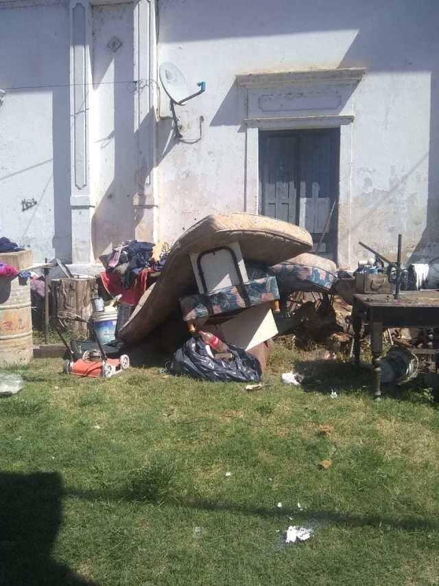 La familia desaloja ocupaba una vivienda en calle Avellaneda de B° La Isla, en La Calera.