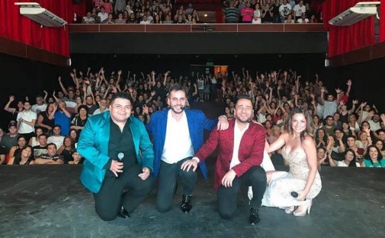 El Show de Camilo y Nardo, junto a Magui Olave y 'el boma' Allende. En el Teatro del Sol.