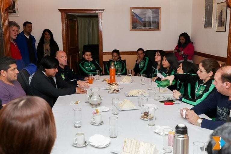 Integrantes del equipo de futsal femenino