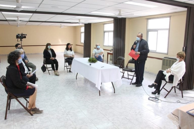 Se firmó un convenio entre la municipalidad y la iglesia mormona para utilizar las instalaciones como hospital de campaña