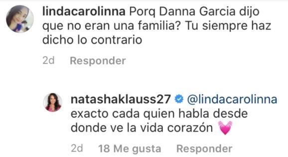 La polémica escaló tanto que Natasha Klauss, la actriz que interpretó a "Sarita Elizondo", fue la primera en romper el silencio.