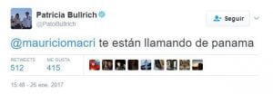 Patricia Bullrich hackeada - Tuit9