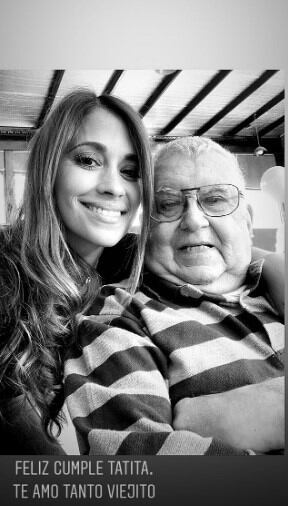 Cumpleaños del abuelo Antonela Roccuzzo (@antonelaroccuzzo)