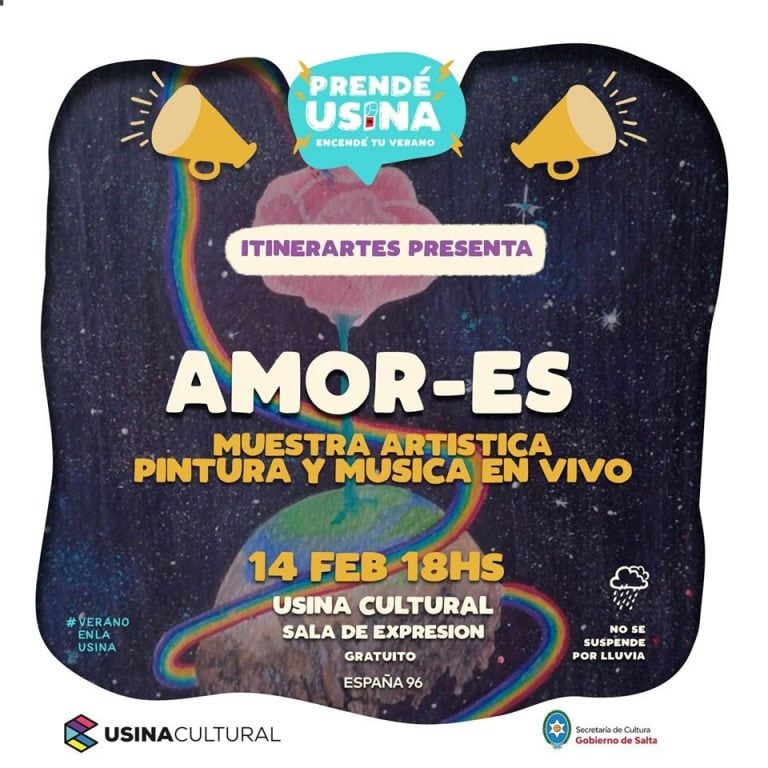 Muestra Amor-Es en la Usina Cultural (Facebook Usina Cultural)