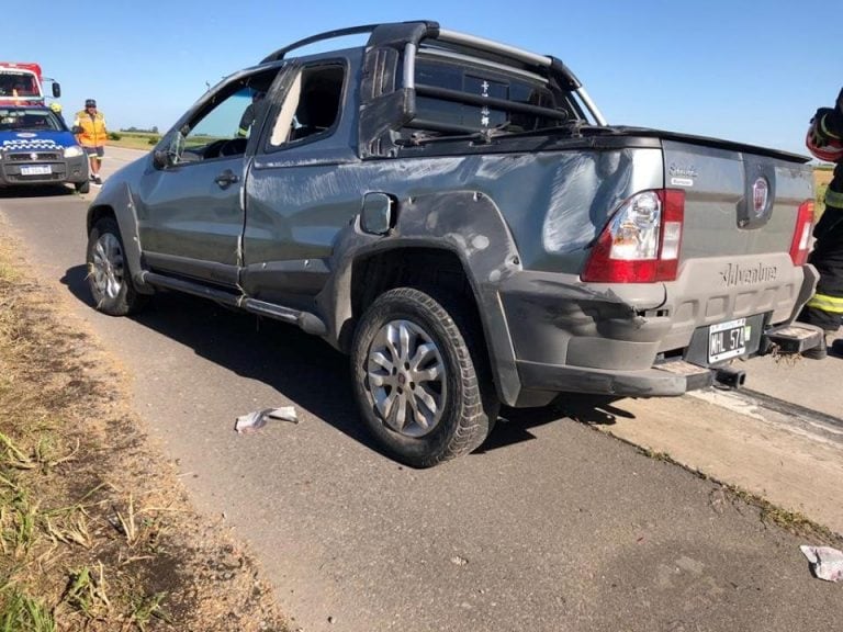 Accidente en autopista Córdoba - Rosario