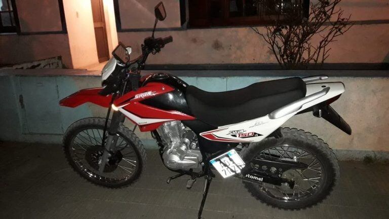 La motocicleta del agresor fue secuestrada