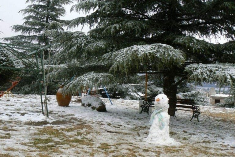 La última gran nevada en Carlos Paz, un 9 de julio de 2007. (Foto: Facebook / Sergio Tonarelli).