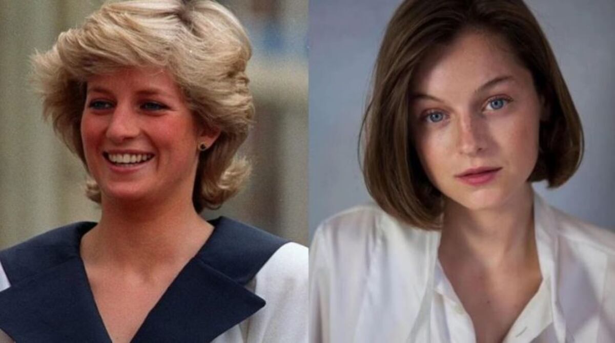 Emma Corrin será Lady Di en "The Crown" y el parecido es asombroso