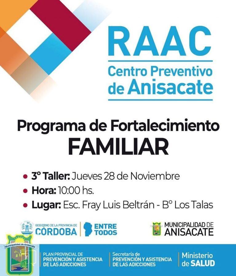 tercer taller de fortalecimiento familiar