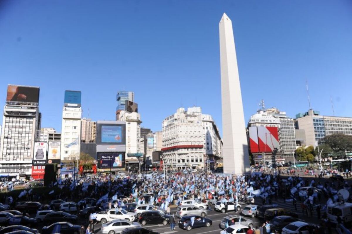 Nueva movilización contra el Gobierno en el Obelisco y distintos puntos del país