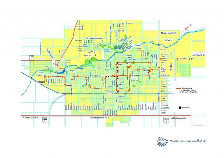 Ampliación recorridos transporte urbano