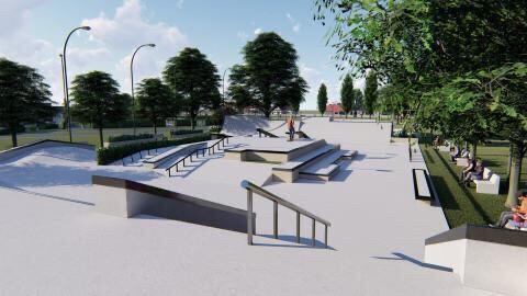 El render del proyecto del nuevo Skate Park.