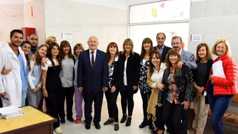 Inauguración de las obras en la maternidad del hospital Provincial.