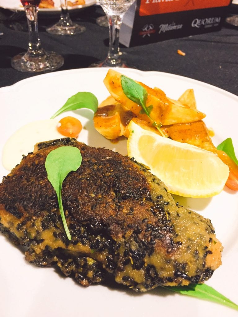 Milanesa de atún rojo en El Celta