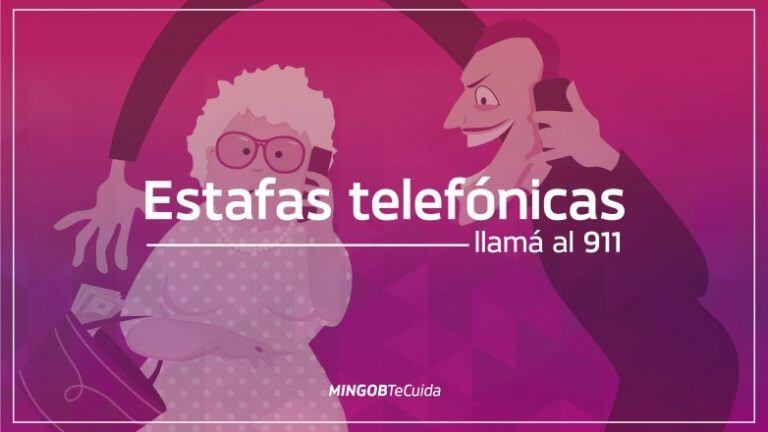 Ante cualquier duda sobre un llamado telefónico, aconsejan pedir asistencia al 911.