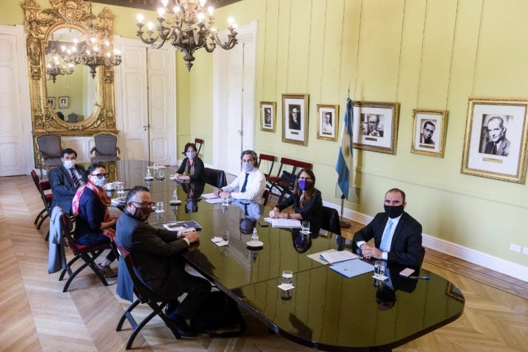 El Gabinete Económico definió la extensión de los créditos a tasa 0. (Foto: Presidencia de la Nación)