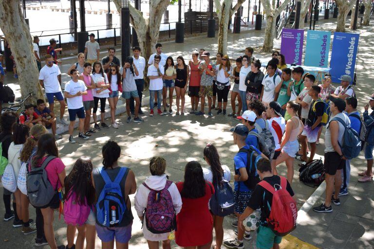 El municipio puso en marcha el programa VosSabés destinado a jóvenes y adolescentes (Municipalidad de Rosario)