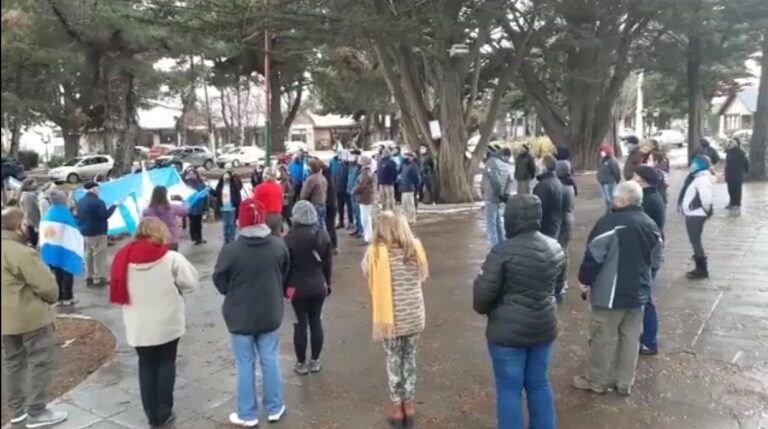 Marcha 17-A en El Calafate.