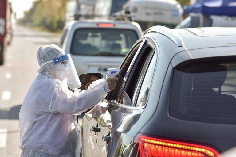 Se refuerzan los controles en Ruta Nacional Nº14  para frenar el ingreso del virus.
Crédito: Gob. ER