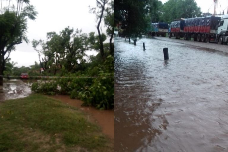 Así quedó Las Lajitas tras el temporal (Web)