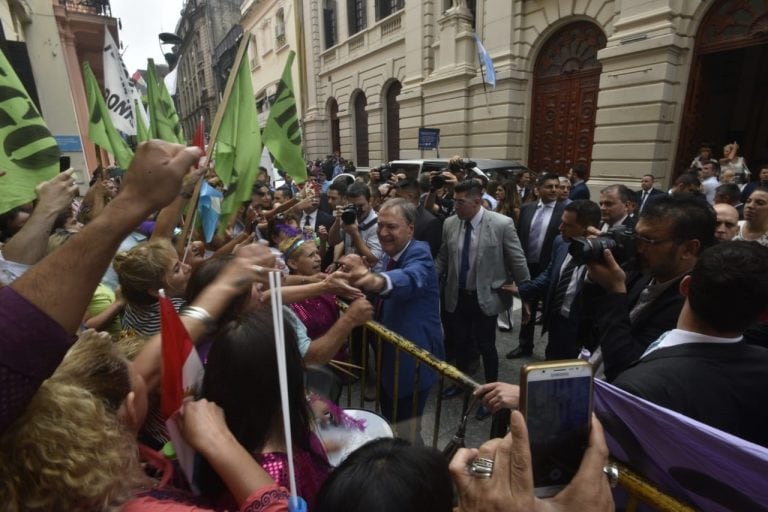 Juan Schiaretti, en una nueva apertura de sesiones en la Legislatura cordobesa.