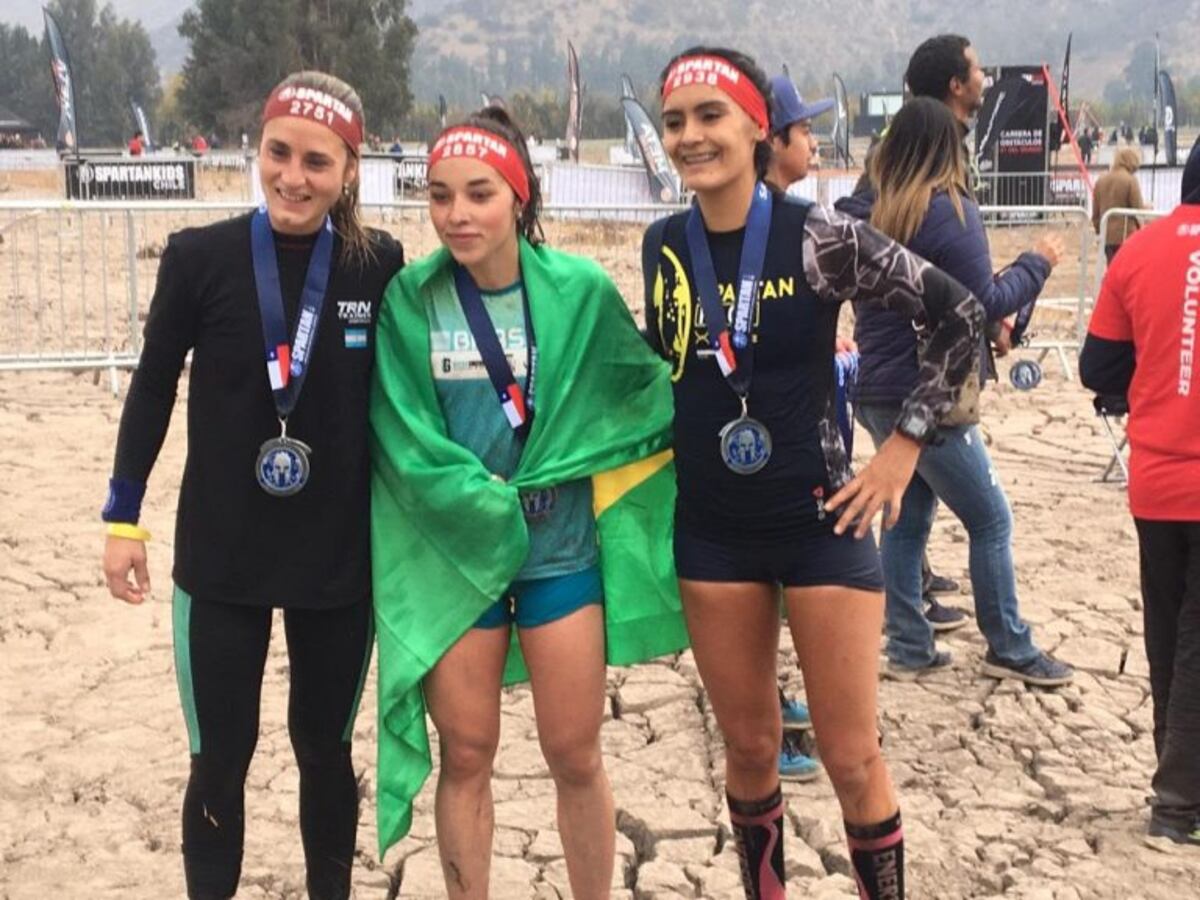 La formoseña Florencia Cano culminó segunda en Spartan Race Chile 2019