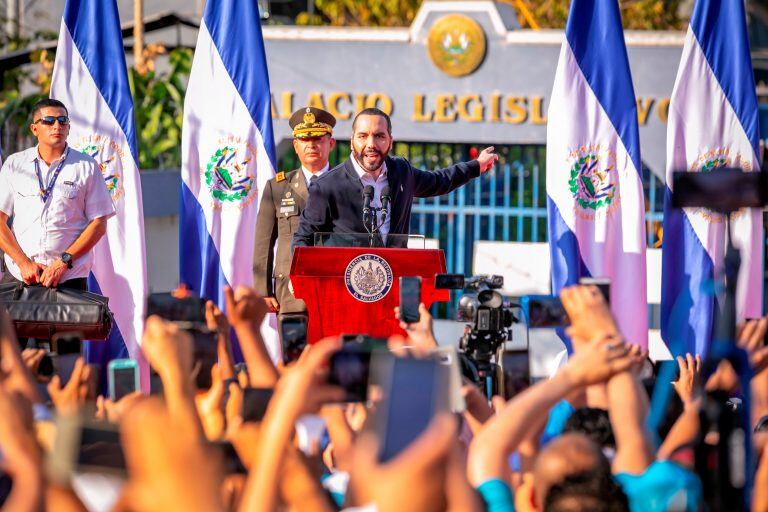 El presidente de El Salvador, Nayib Bukele (DPA)