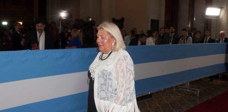 Elisa Carrió en el inicio de las sesiones del Congreso. (Clarín/Rolando Andrade Stracuzzi)