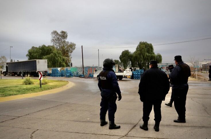 Trabajaron para despejar la zona.