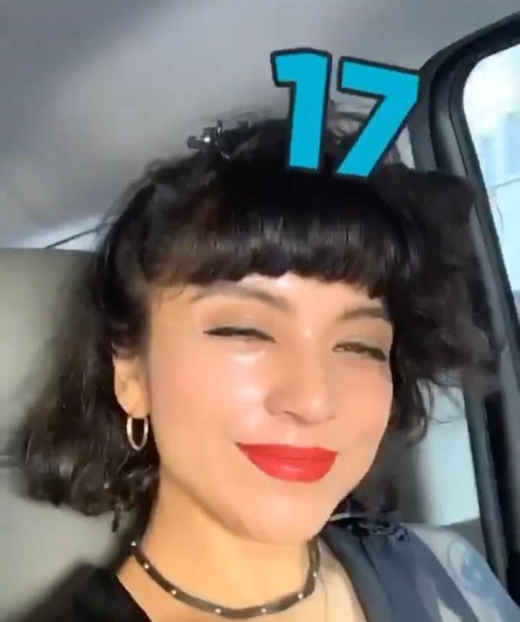 Mon Laferte es otra de las famosas que utilizó el filtro.