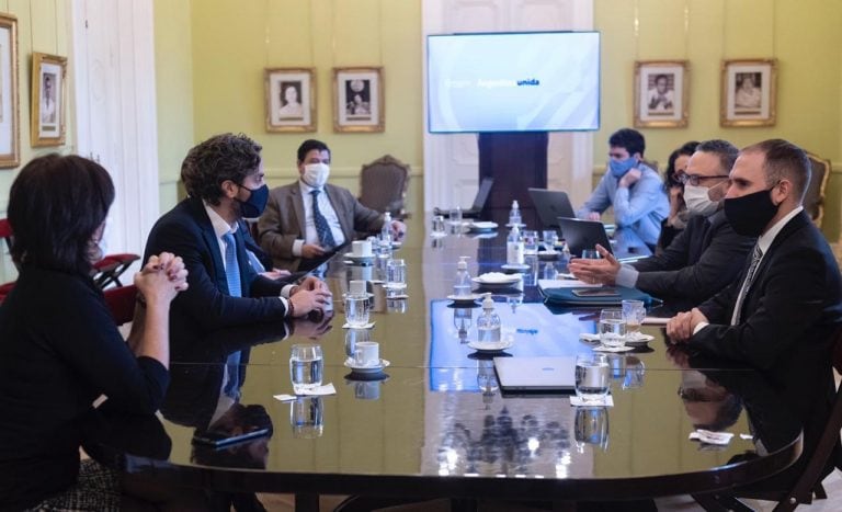 Reunión en Casa Rosada. (Presidencia)