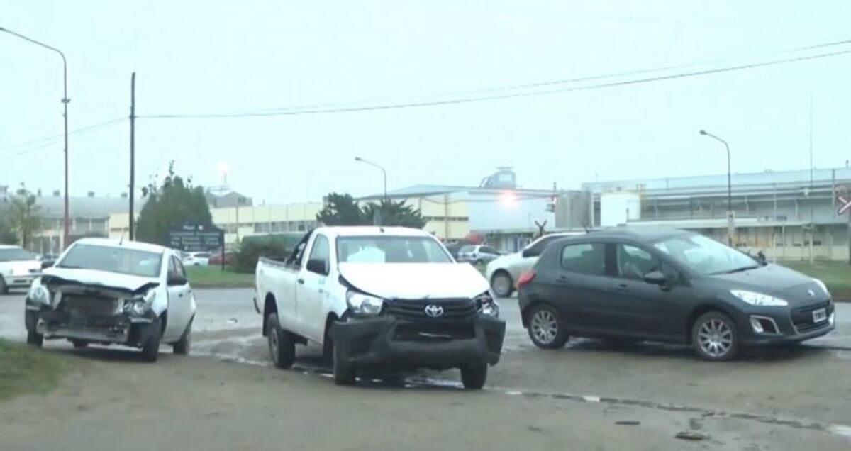 Choque en cadena en la ruta 19 en Arroyito