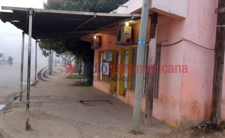 El kiosco donde se inició la discusión. (Foto: Radio Sudamericana)