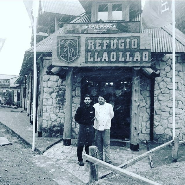 Norito Suarez cocinando el Hotel Llao Llao