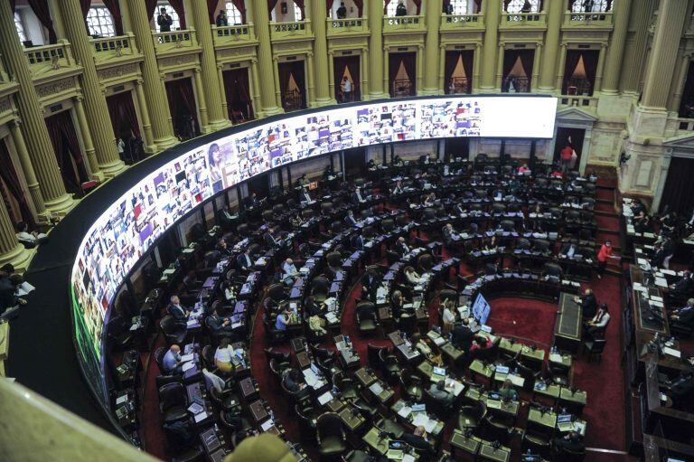 Sesión en la camara de Diputados
Debate sobre el presupuesto 2021
Vista del congreso
Diputado
Foto Federico Lopez Claro