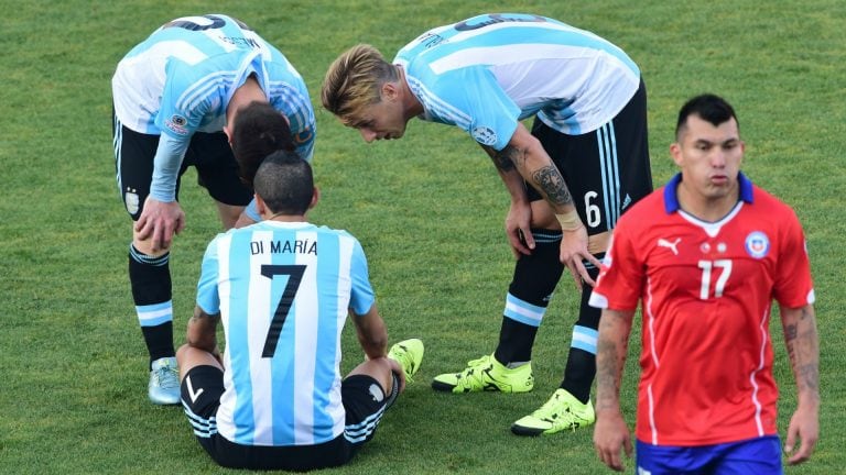 Lesión ante Chile Copa América