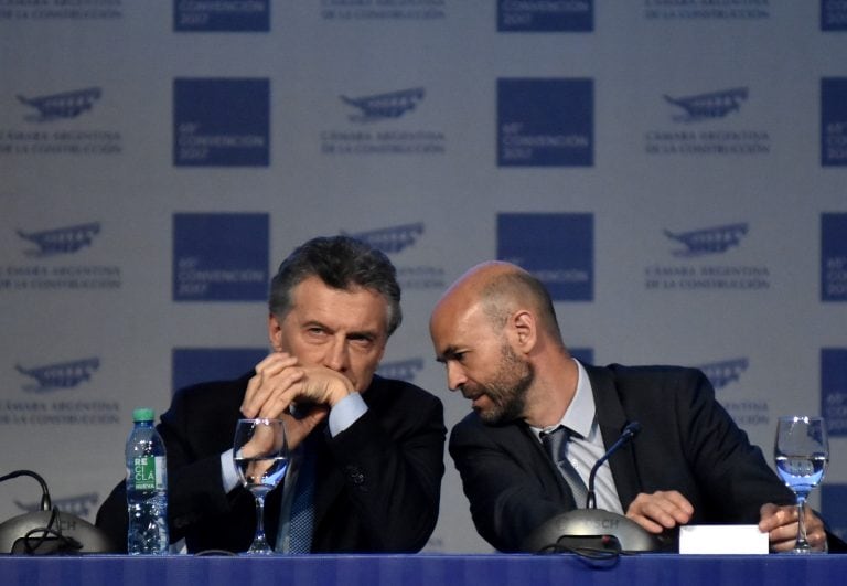 Mauricio Macri junto a Dietrich