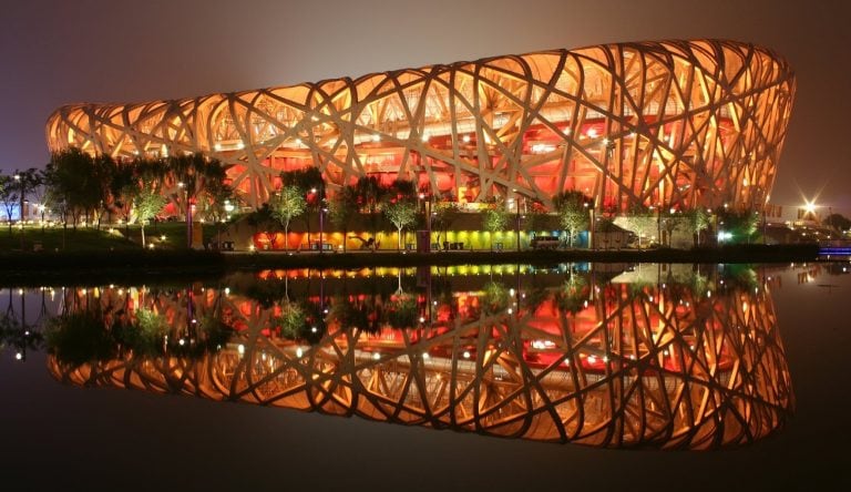 Estadio Nacional De Pekín (China).