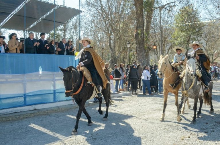 La tradición gaucha del pueblo de Yala  fue protagonista en el desfile.