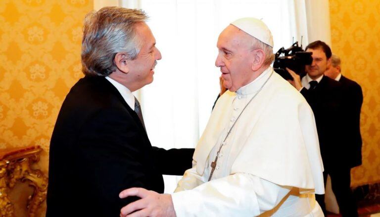 Alberto Fernández y el Papa Francisco