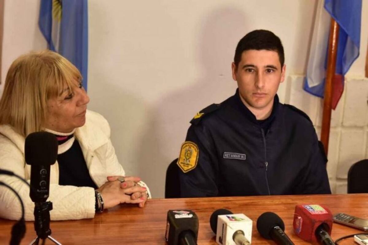 Un héroe policía de Entre Ríos salvó la vida de un bebé con RCP
