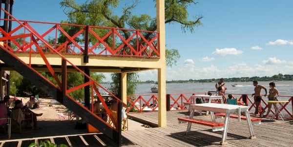 Cruces al a isla en verano.