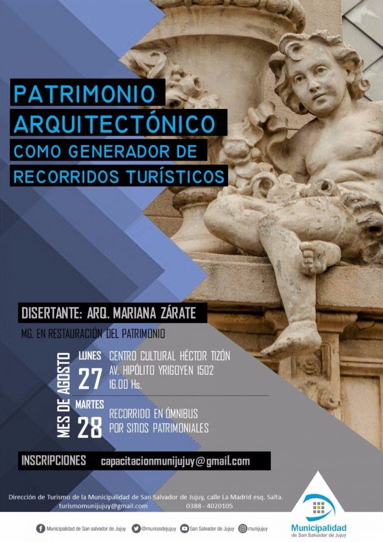 Curso para generar circuitos turísticos destacando el patrimonio arquitectónico de San Salvador de Jujuy