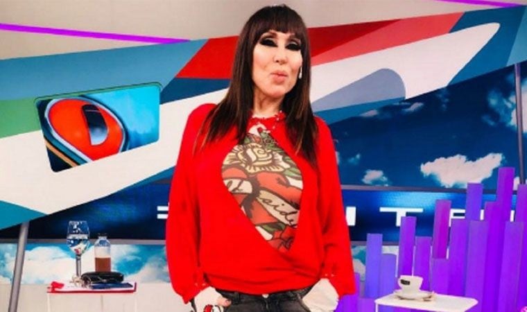 Moria Casán en el set de su programa, Incorrectas (Web)