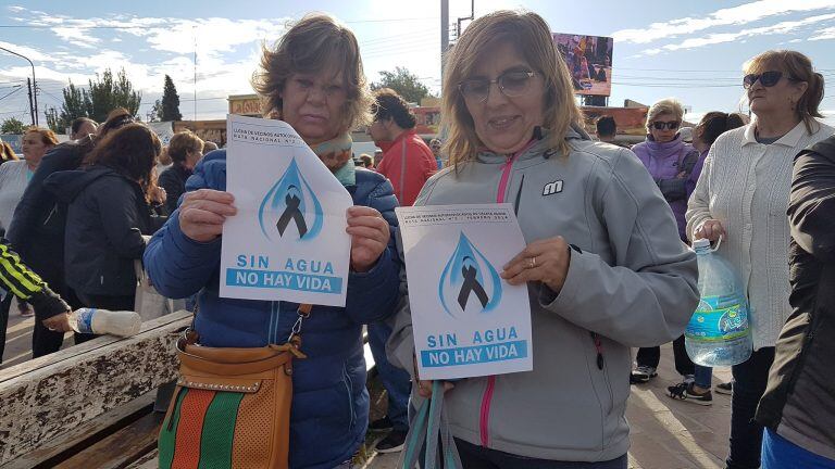 protesta por falta de agua