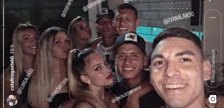 Ricardo Centurión y la noche, uno de los motivos que lo alejó del plantel campeón de Racing.