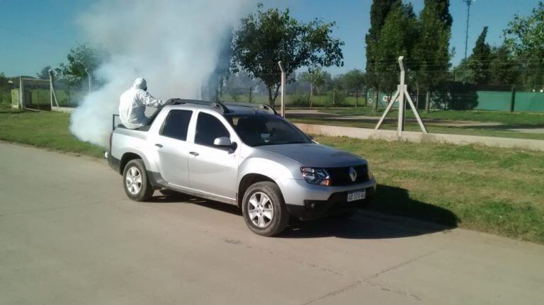 Fumigación en Arroyito