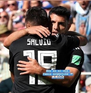 El mensaje de Eduardo Salvio en Instagram